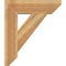 Ekena Millwork Traditional Slat Rough Sawn Bracket w/ Offset Brace, Western Red Cedar, 8"W x 26"D x 30"H BKT0806X26X30TRA06RWR - alternate 2